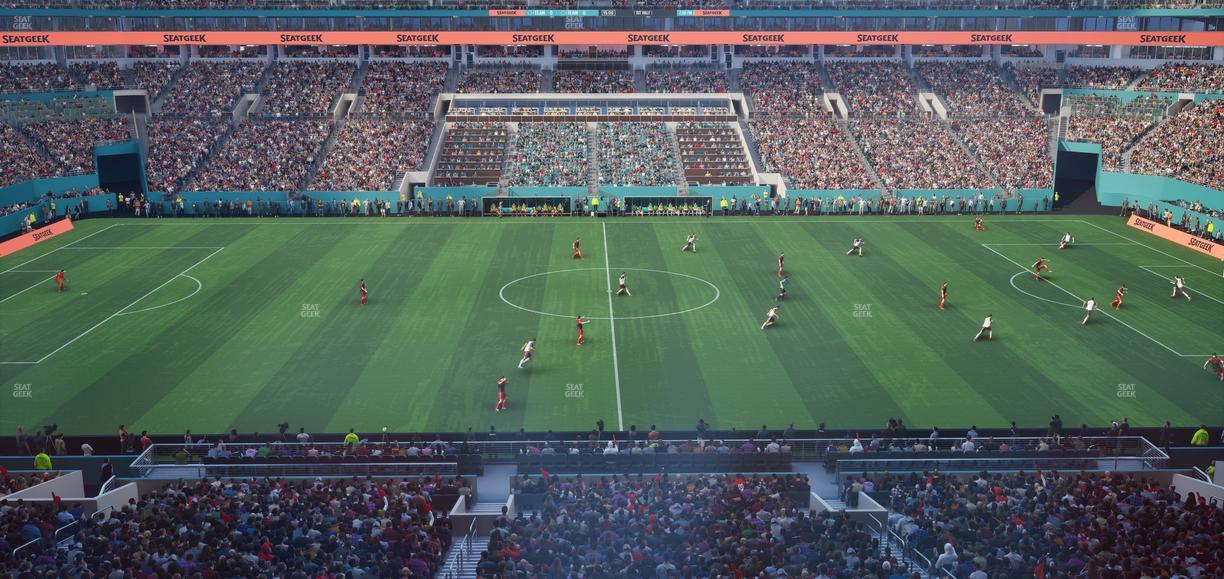 Hard Rock Stadium - Section Mezzanine Suite 18 C Seat View