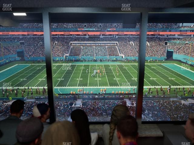 Hard Rock Stadium - Section Mezzanine Suite 18 C Seat View