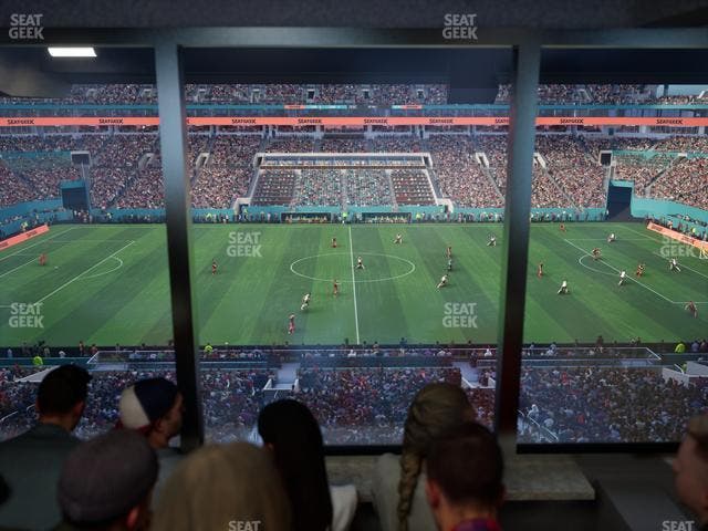 Hard Rock Stadium - Section Mezzanine Suite 18 C Seat View