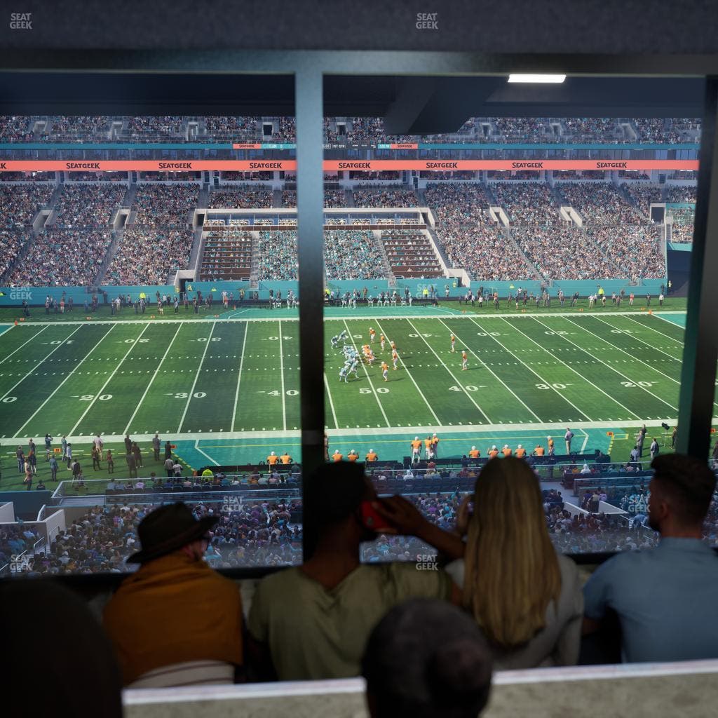 Hard Rock Stadium - Section Mezzanine Suite 19 A Seat View
