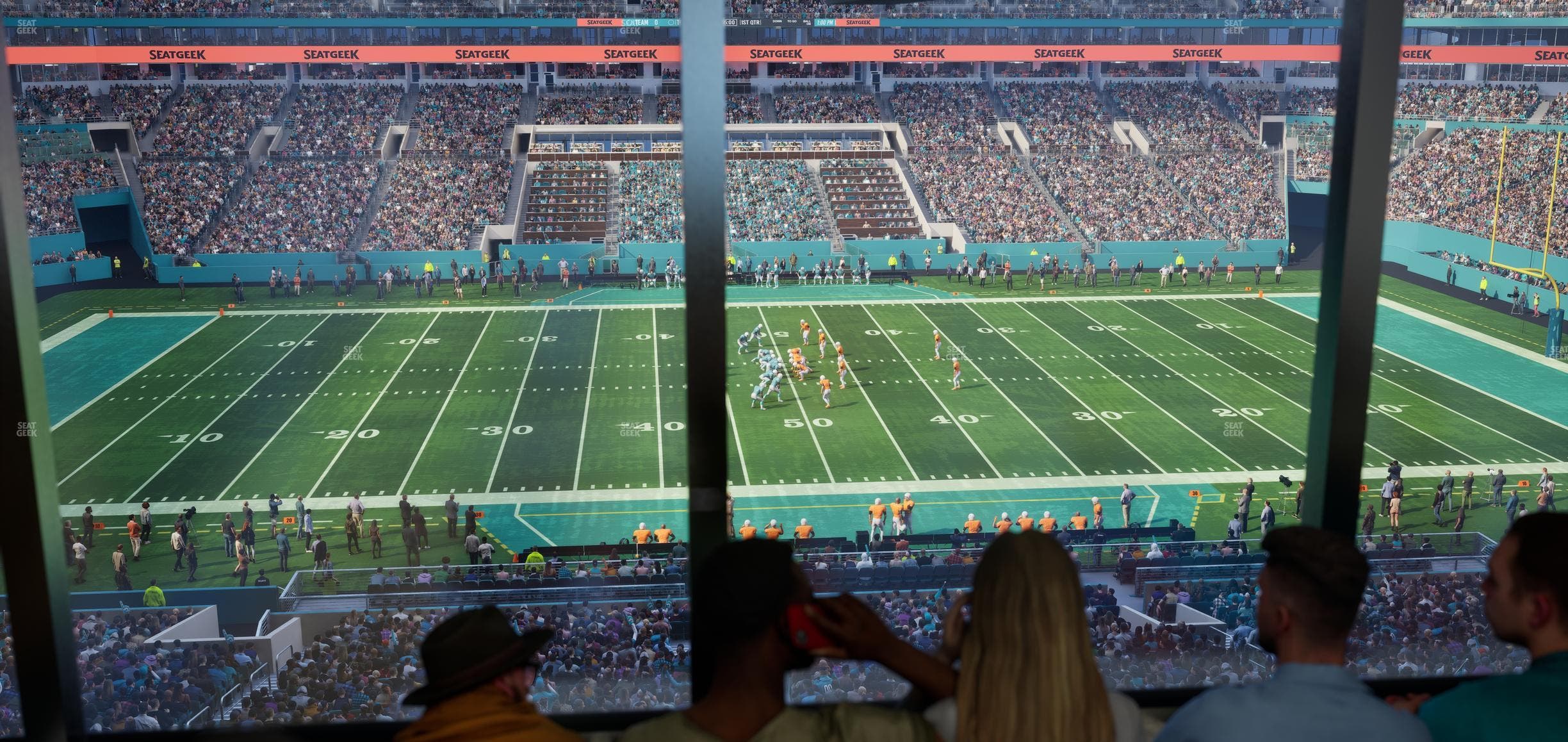 Hard Rock Stadium - Section Mezzanine Suite 19 A Seat View