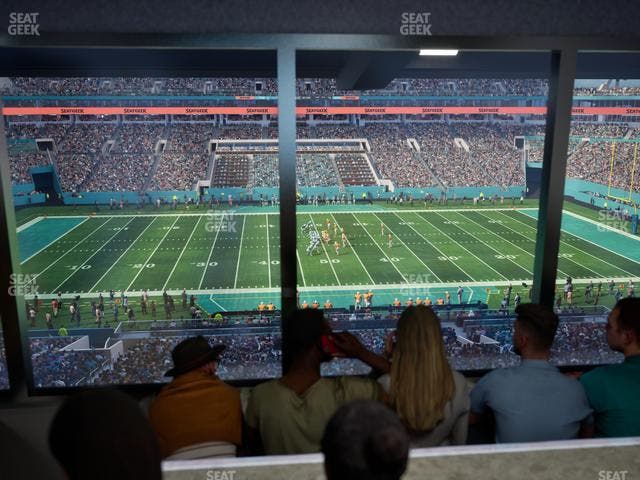 Hard Rock Stadium - Section Mezzanine Suite 19 A Seat View