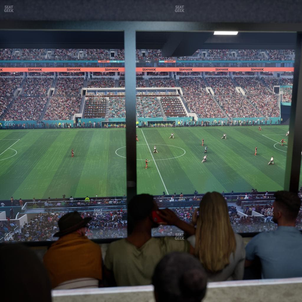 Hard Rock Stadium - Section Mezzanine Suite 19 A Seat View