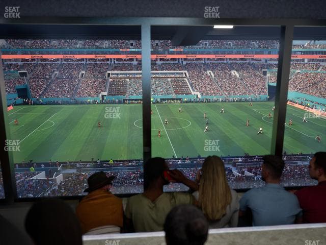 Hard Rock Stadium - Section Mezzanine Suite 19 A Seat View