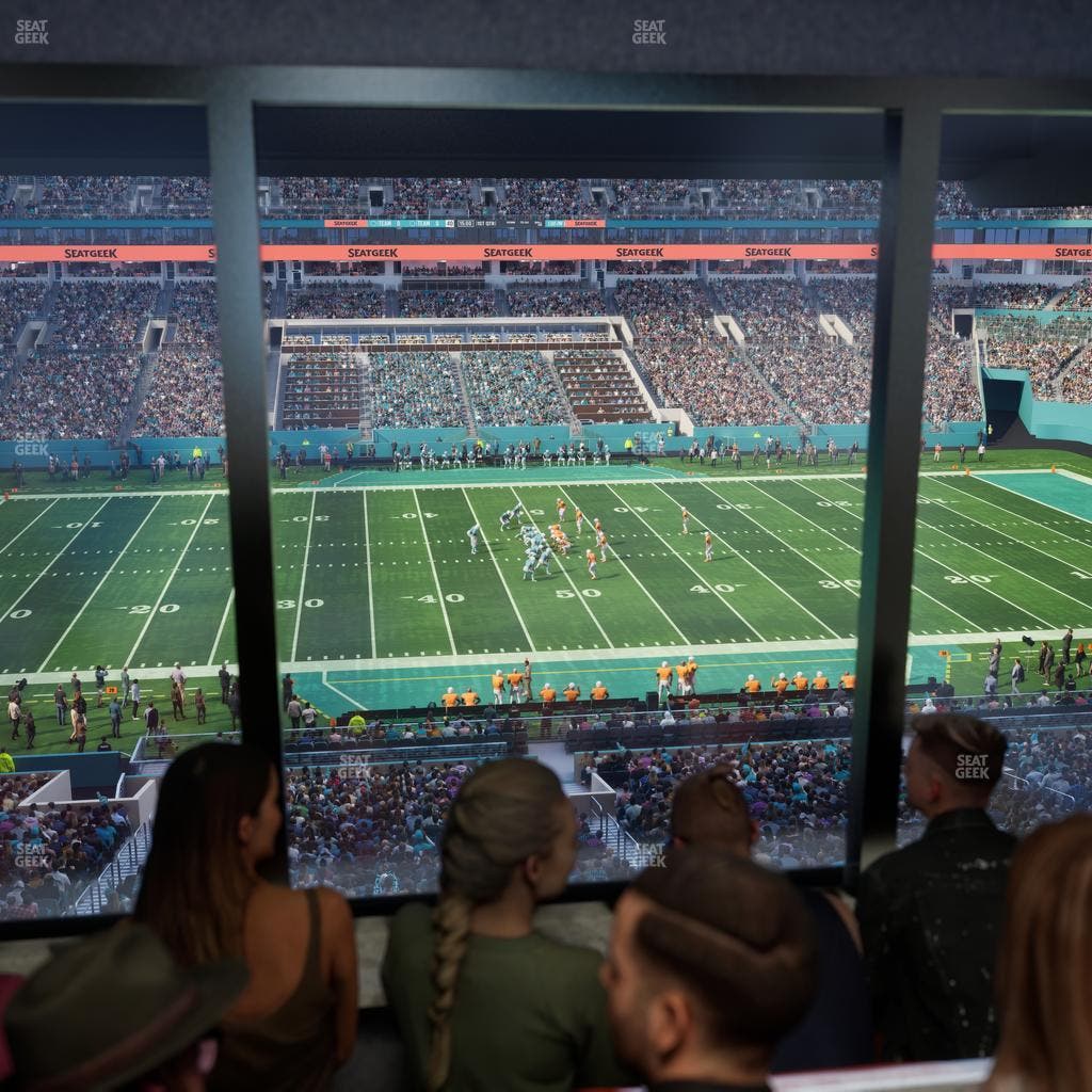 Hard Rock Stadium - Section Mezzanine Suite 19 B Seat View