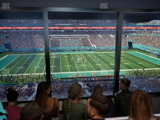 Hard Rock Stadium - Section Mezzanine Suite 19 B Seat View