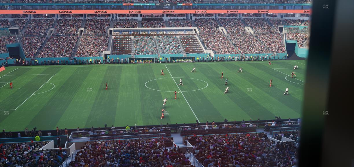 Hard Rock Stadium - Section Mezzanine Suite 19 B Seat View
