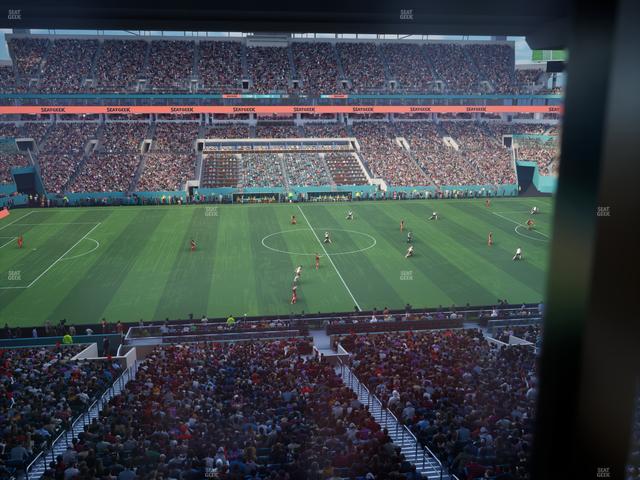 Hard Rock Stadium - Section Mezzanine Suite 19 B Seat View