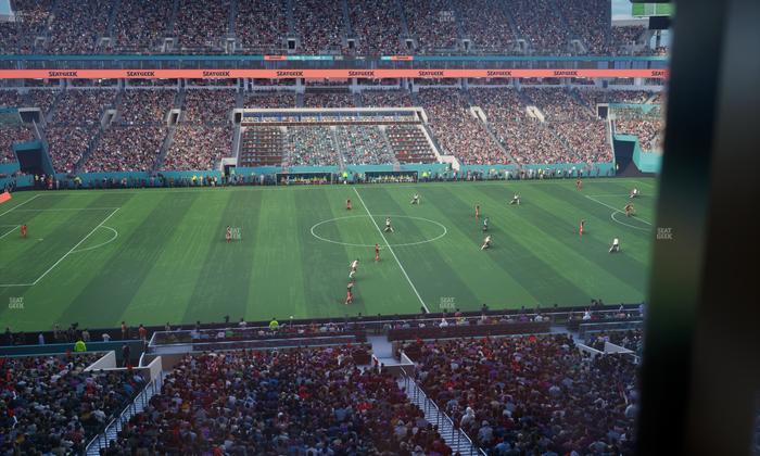 Hard Rock Stadium - Section Mezzanine Suite 19 B Seat View