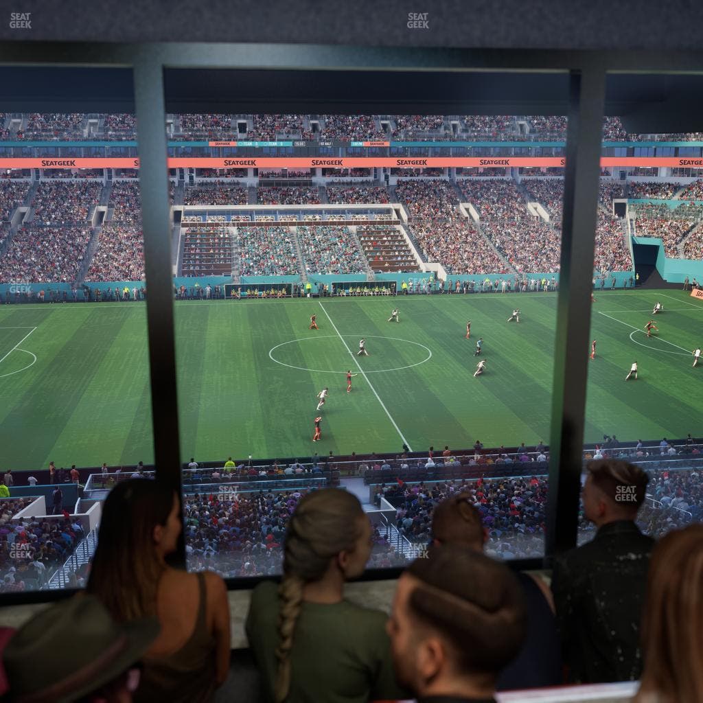 Hard Rock Stadium - Section Mezzanine Suite 19 B Seat View