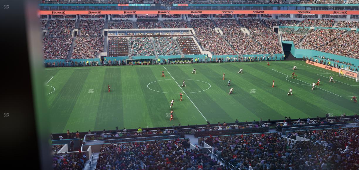 Hard Rock Stadium - Section Mezzanine Suite 19 C Seat View