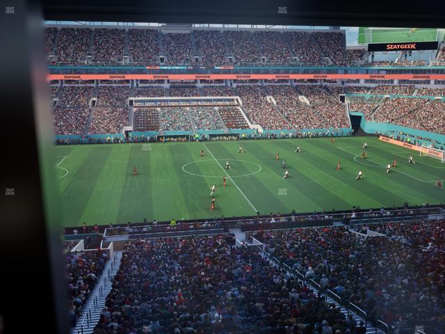 Hard Rock Stadium - Section Mezzanine Suite 19 C Seat View