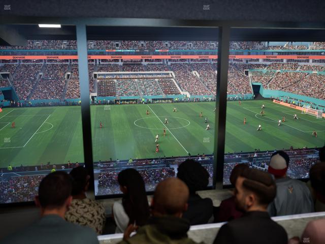 Hard Rock Stadium - Section Mezzanine Suite 19 C Seat View Hard Rock Stadium - Section Mezzanine Suite 19 C Seat View