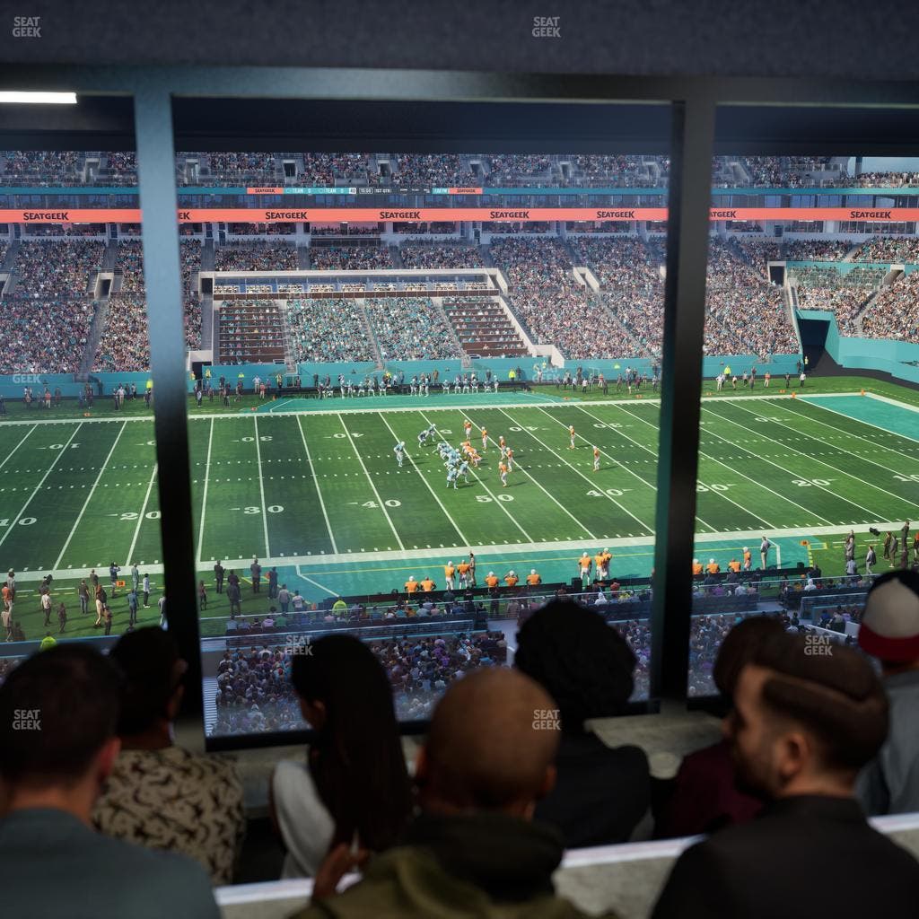 Hard Rock Stadium - Section Mezzanine Suite 19 C Seat View