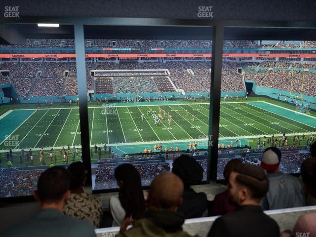 Hard Rock Stadium - Section Mezzanine Suite 19 C Seat View