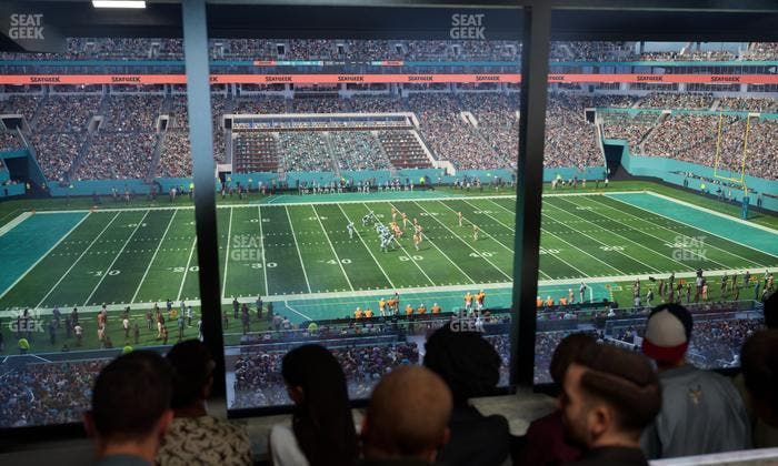 Hard Rock Stadium - Section Mezzanine Suite 19 C Seat View