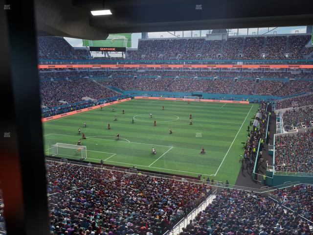 Hard Rock Stadium - Section Mezzanine Suite 2 A Seat View
