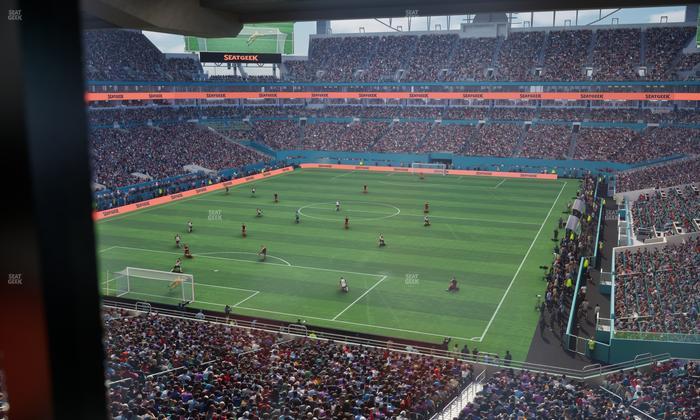 Hard Rock Stadium - Section Mezzanine Suite 2 A Seat View