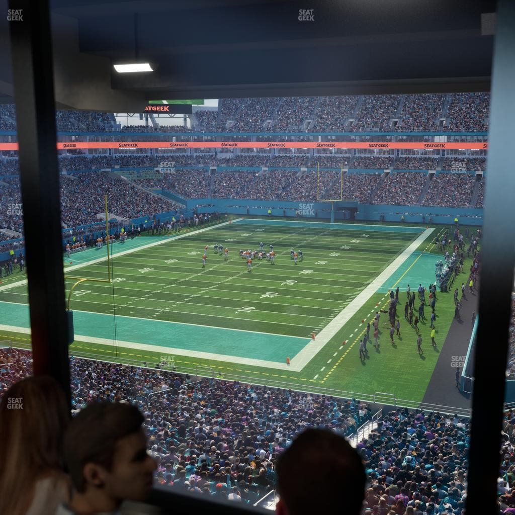 Hard Rock Stadium - Section Mezzanine Suite 2 A Seat View