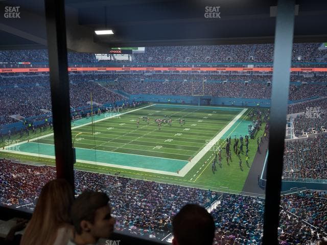 Hard Rock Stadium - Section Mezzanine Suite 2 A Seat View