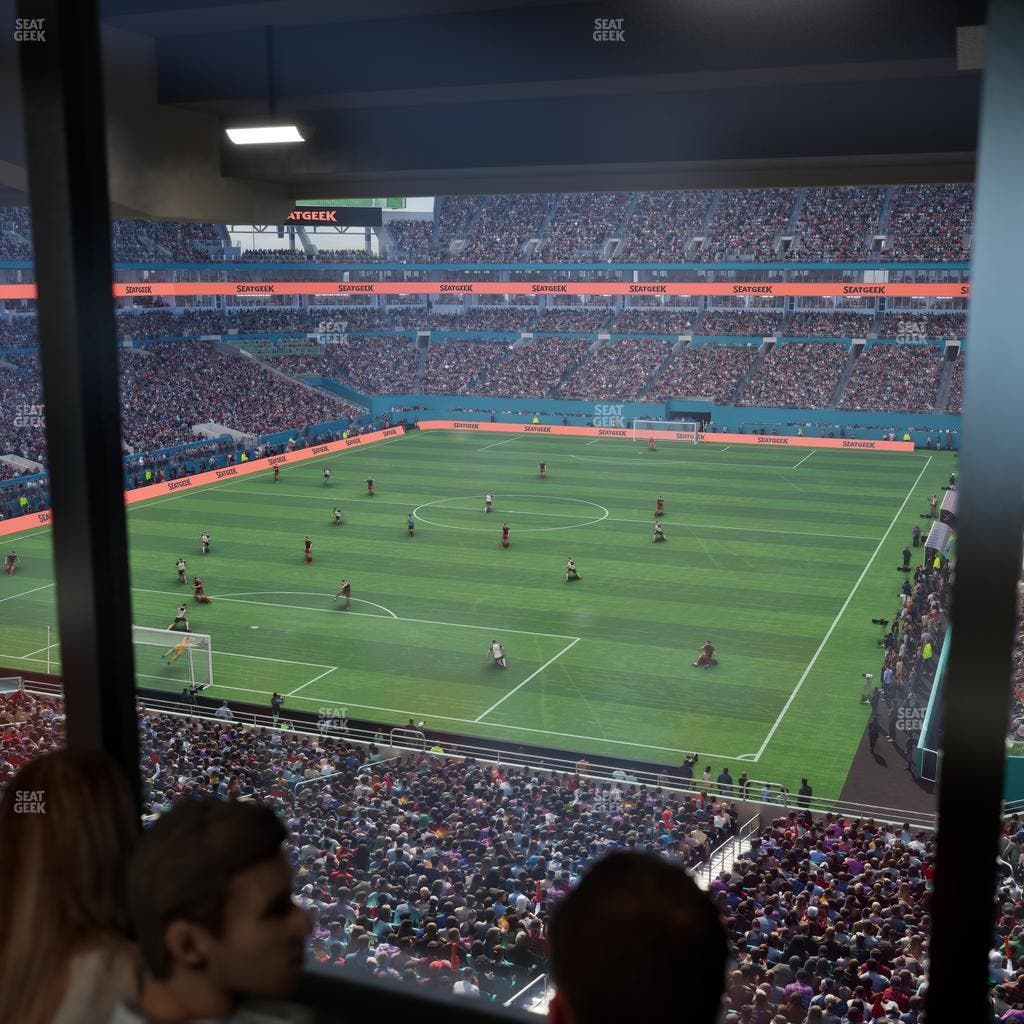 Hard Rock Stadium - Section Mezzanine Suite 2 A Seat View