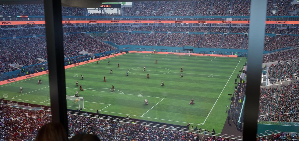 Hard Rock Stadium - Section Mezzanine Suite 2 A Seat View