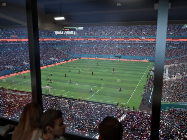 Hard Rock Stadium - Section Mezzanine Suite 2 A Seat View Hard Rock Stadium - Section Mezzanine Suite 2 A Seat View