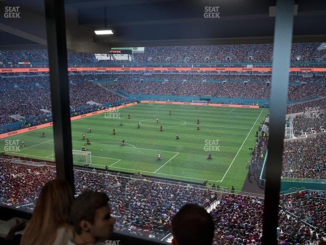 Hard Rock Stadium - Section Mezzanine Suite 2 A Seat View