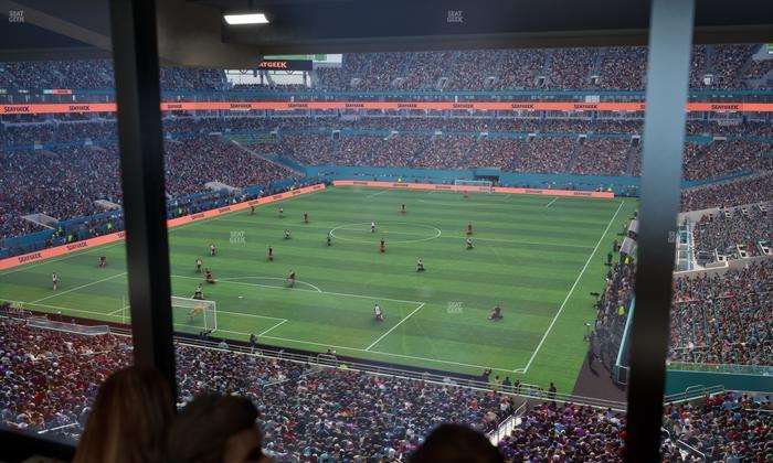 Hard Rock Stadium - Section Mezzanine Suite 2 A Seat View