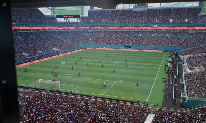 Hard Rock Stadium - Section Mezzanine Suite 2 B Seat View