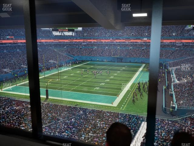 Hard Rock Stadium - Section Mezzanine Suite 2 B Seat View