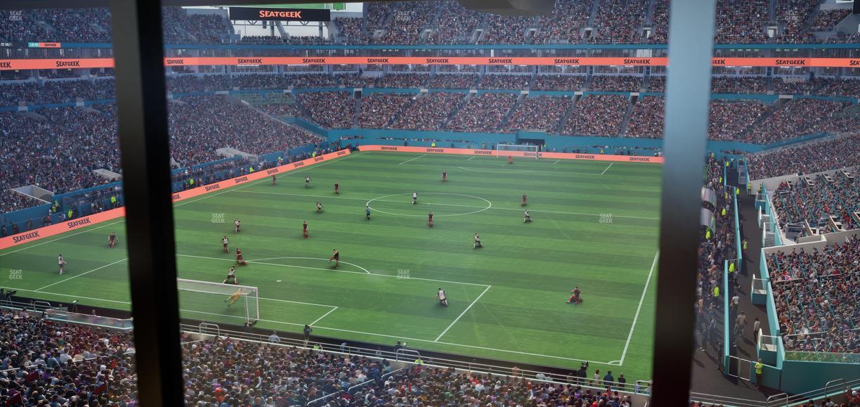 Hard Rock Stadium - Section Mezzanine Suite 2 B Seat View