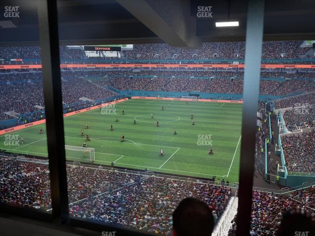 Hard Rock Stadium - Section Mezzanine Suite 2 B Seat View