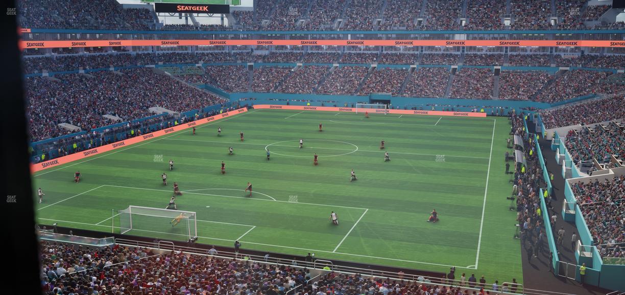 Hard Rock Stadium - Section Mezzanine Suite 2 C Seat View