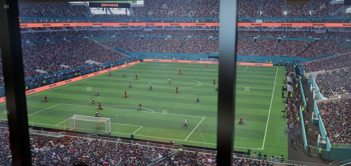 Hard Rock Stadium - Section Mezzanine Suite 2 C Seat View