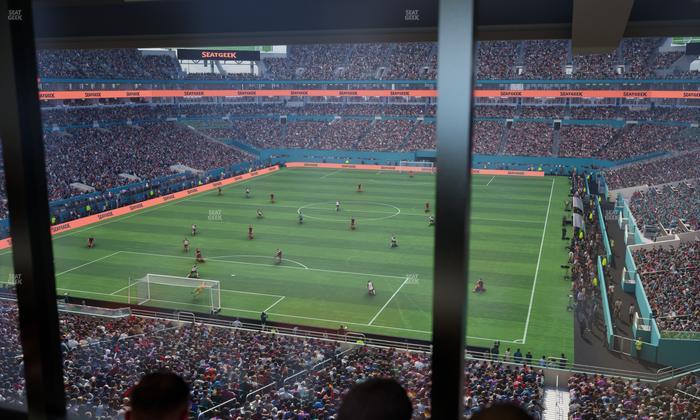 Hard Rock Stadium - Section Mezzanine Suite 2 C Seat View