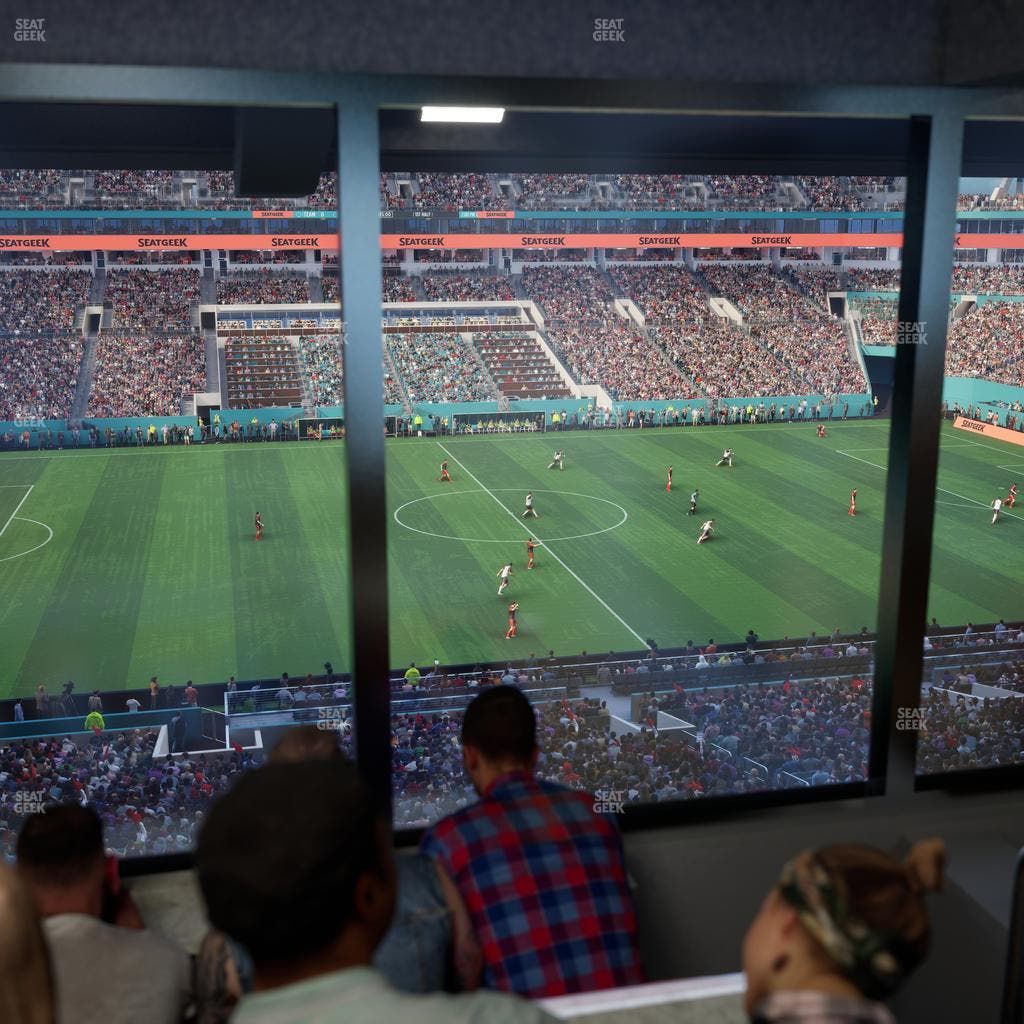 Hard Rock Stadium - Section Mezzanine Suite 20 A Seat View
