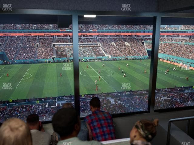 Hard Rock Stadium - Section Mezzanine Suite 20 A Seat View