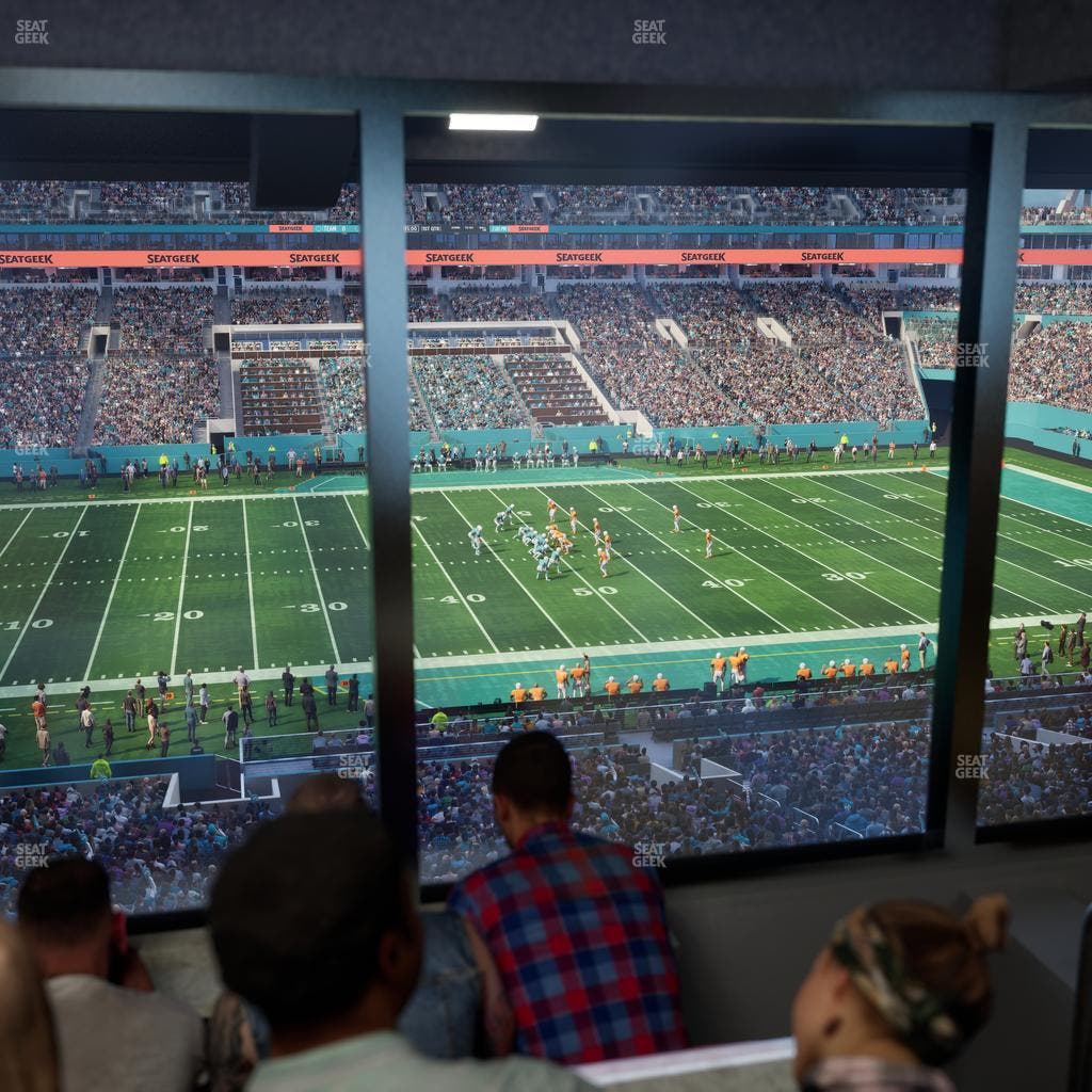 Hard Rock Stadium - Section Mezzanine Suite 20 A Seat View