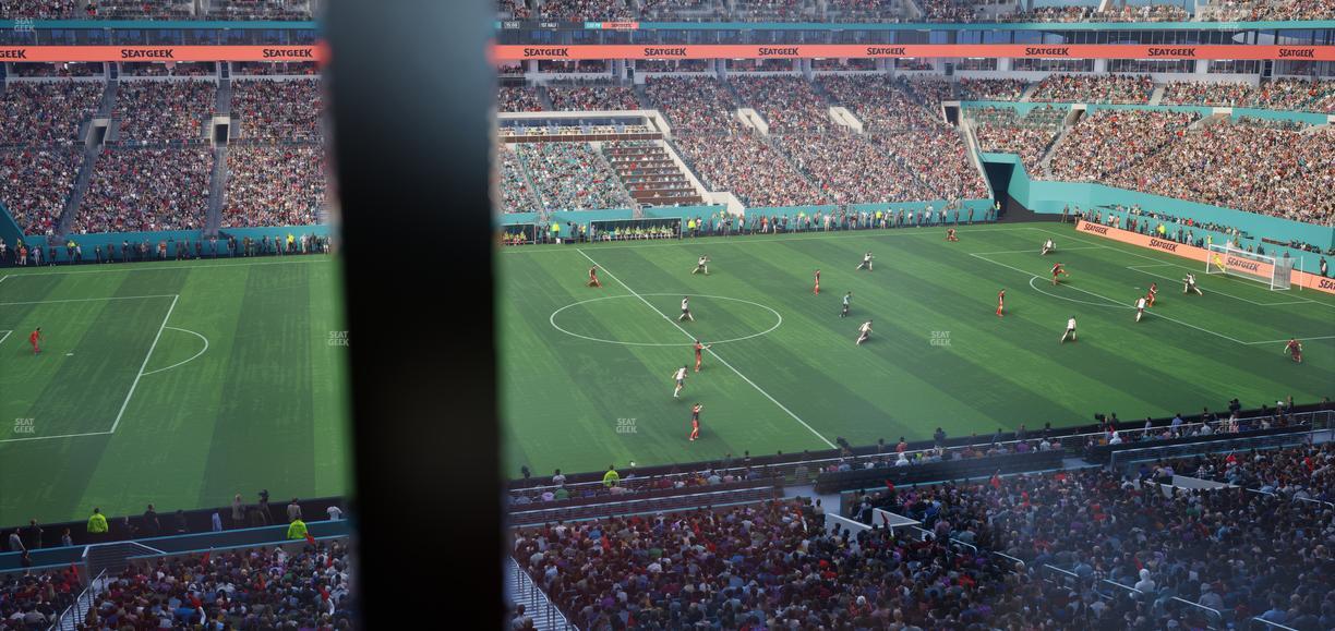 Hard Rock Stadium - Section Mezzanine Suite 20 B Seat View