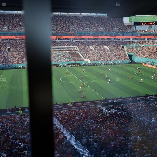 Hard Rock Stadium - Section Mezzanine Suite 20 B Seat View