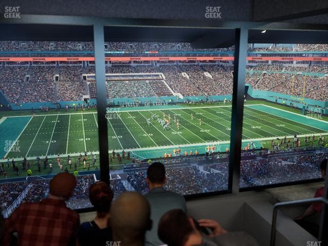 Hard Rock Stadium - Section Mezzanine Suite 20 B Seat View