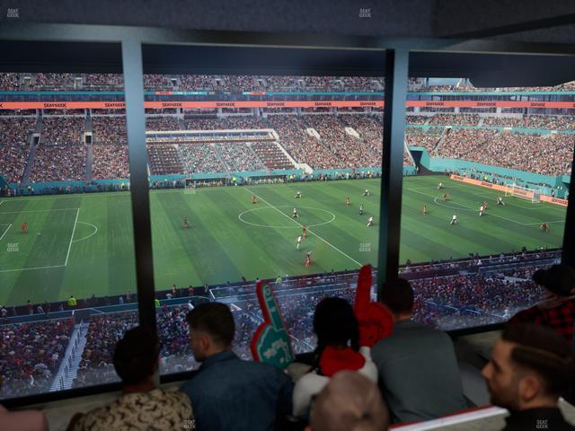 Hard Rock Stadium - Section Mezzanine Suite 20 C Seat View Hard Rock Stadium - Section Mezzanine Suite 20 C Seat View