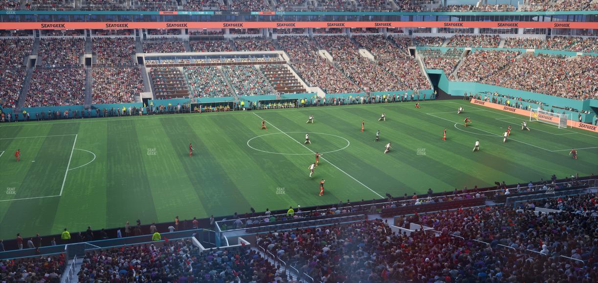 Hard Rock Stadium - Section Mezzanine Suite 20 C Seat View