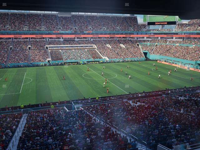Hard Rock Stadium - Section Mezzanine Suite 20 C Seat View