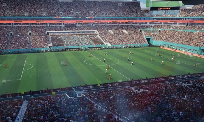 Hard Rock Stadium - Section Mezzanine Suite 20 C Seat View