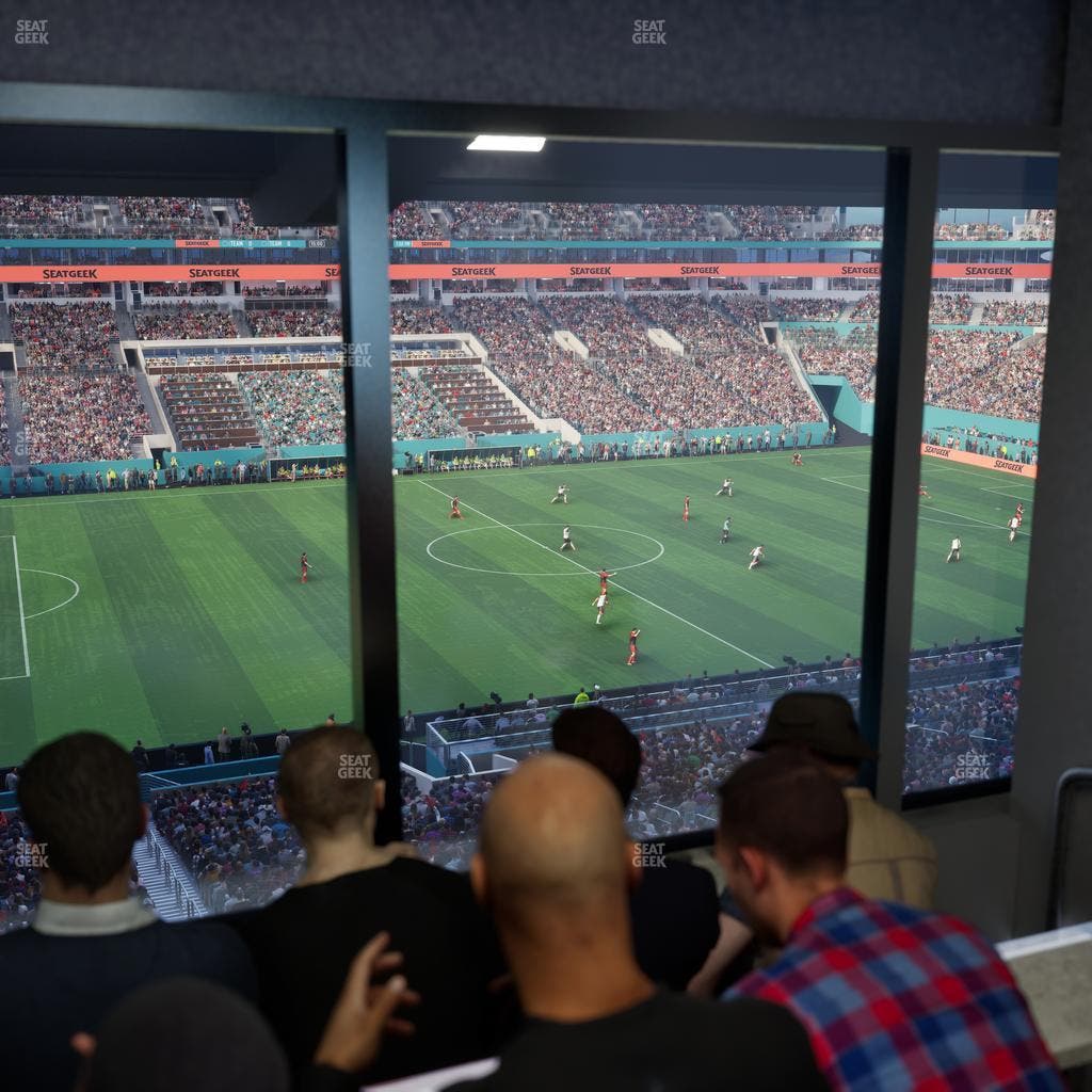 Hard Rock Stadium - Section Mezzanine Suite 21 A Seat View