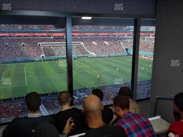 Hard Rock Stadium - Section Mezzanine Suite 21 A Seat View