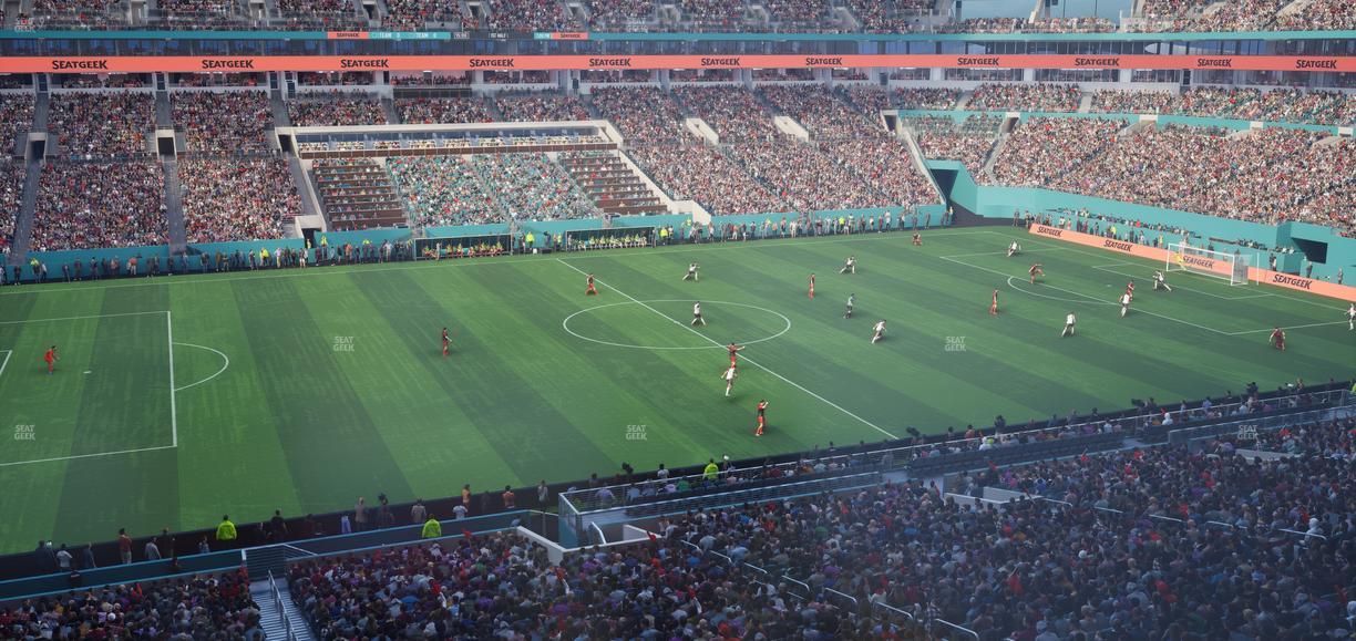Hard Rock Stadium - Section Mezzanine Suite 21 A Seat View