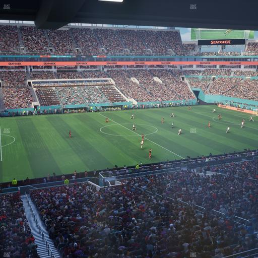 Hard Rock Stadium - Section Mezzanine Suite 21 A Seat View